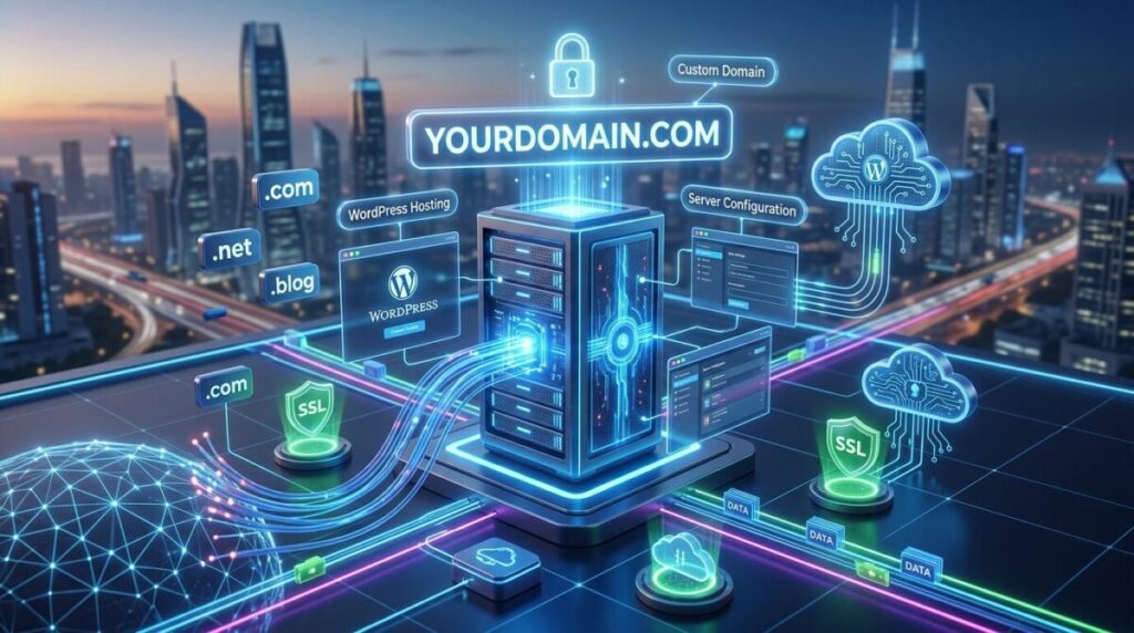 ブログの独自ドメインとサーバーのイメージ画像