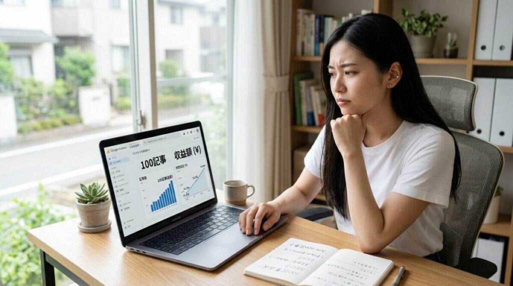 ブログを100記事書くことは必要か無駄かのイメージ画像