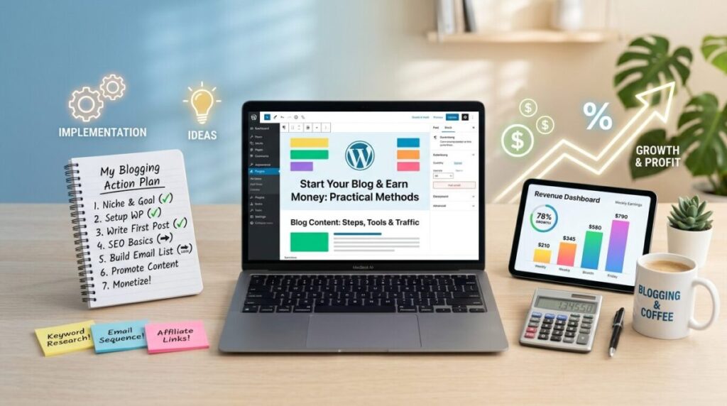 ブログの始め方と収益化実践法のイメージ画像