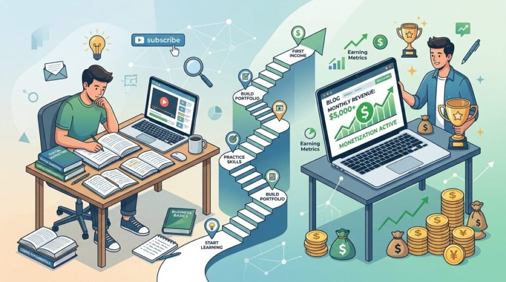 独学でも稼げるのかのイメージ画像