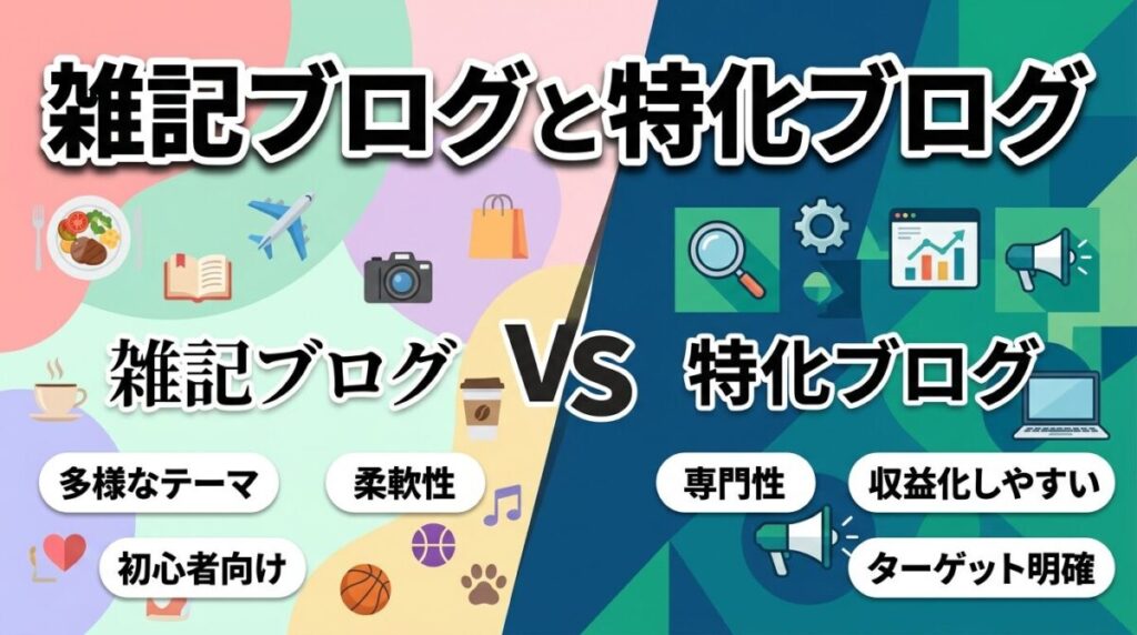 ブログの雑記とは何か？特徴と現状のイメージ画像