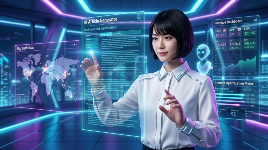 AIプロンプト活用で記事量産を目指すのイメージ画像