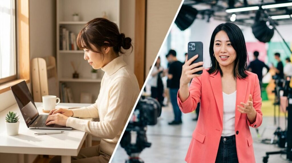 情報の伝わり方の違いのイメージ画像