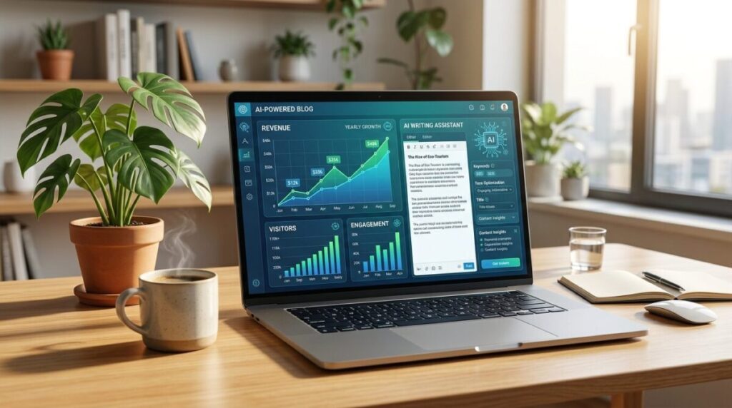 ブログの対策はAI活用のイメージ画像