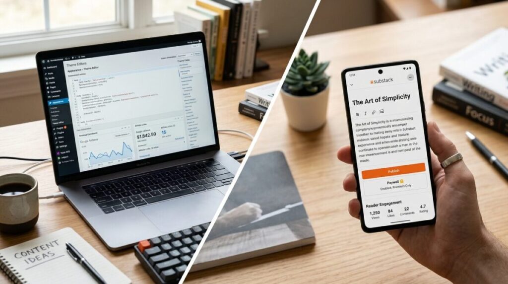 ブログとnoteの違いを比較のイメージ画像