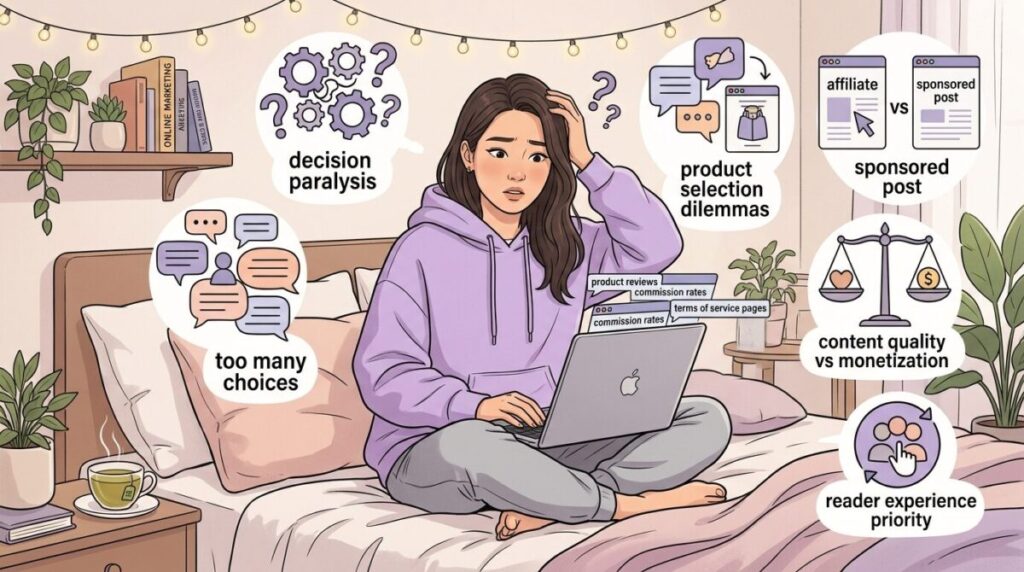 ブログのアフィリエイトの始め方で最初に決めるべきことのイメージ画像