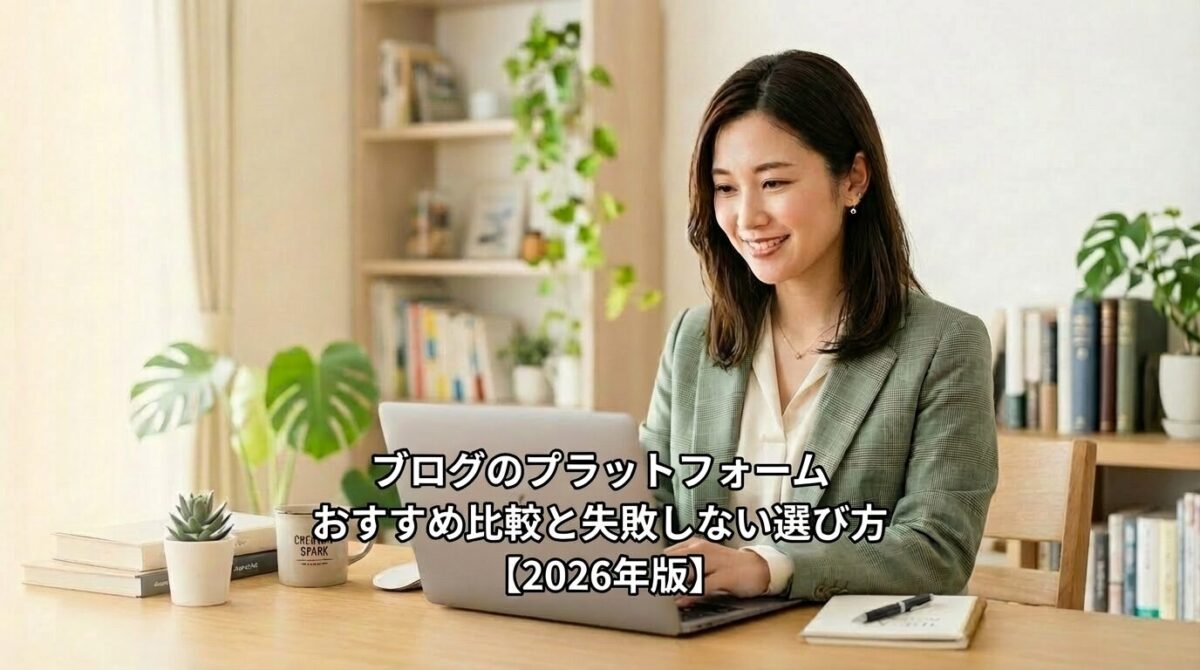ブログのプラットフォームおすすめ比較と失敗しない選び方【2026年版】のイメージ画像